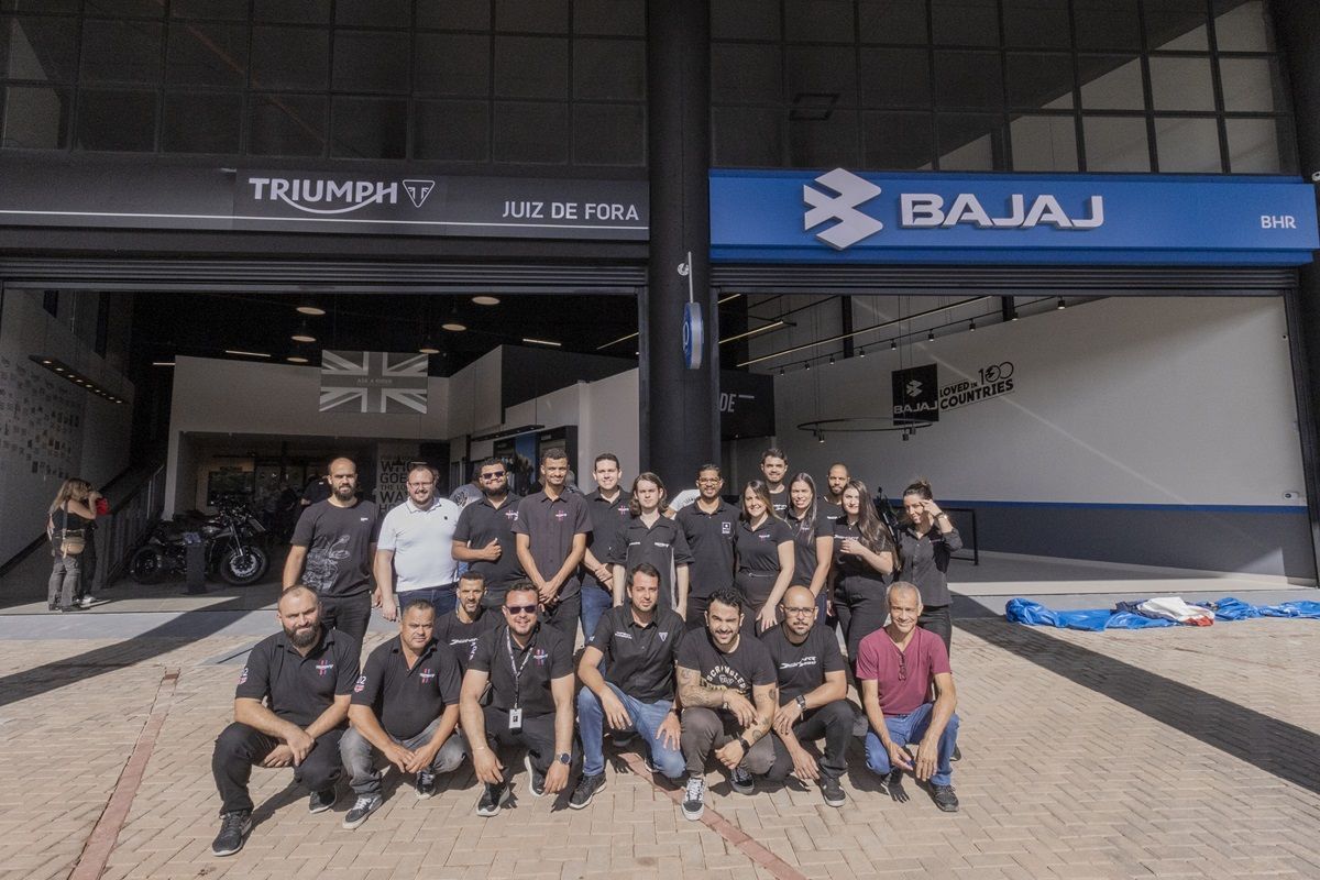 Juiz de Fora agora tem Triumph e Bajaj
