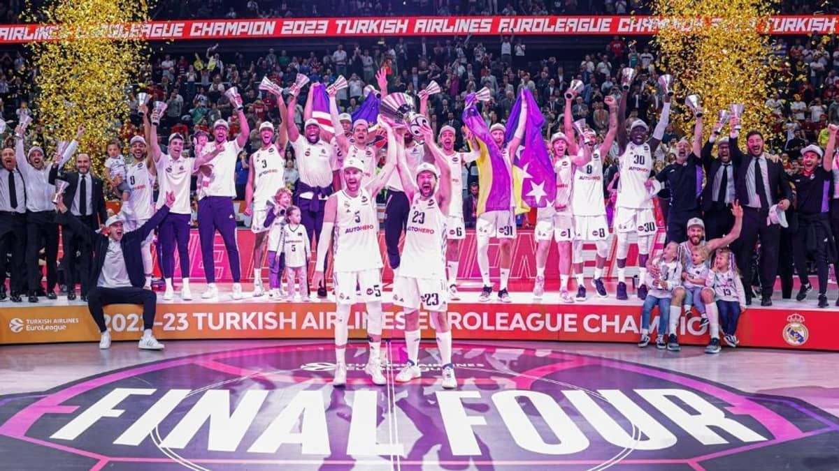 Euroliga: Real Madrid bate Olympiacos, conquista título e encerra jejum; veja todos os campeões