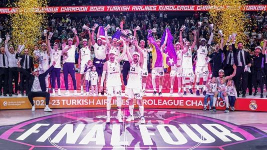 Equipe comemorou 11º título da Euroliga nesse domingo (22)