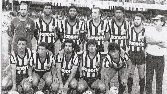 Equipe do Central na disputa da Série B 1986