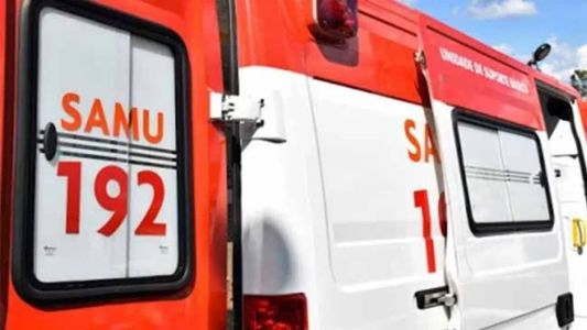 Equipe do Samu realizou manobras de reanimação, mas a vítima não resistiu