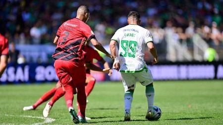 Equipe ficaram no empate por 2 a 2