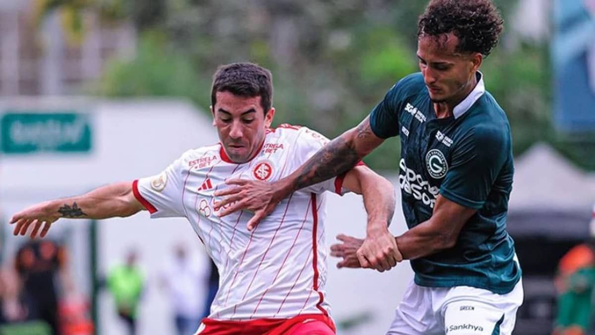 Internacional empata com o Goiás e chega a dez jogos sem vencer no Brasileirão