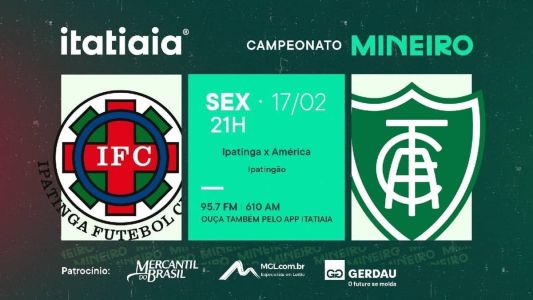 Equipes jogam nesta sexta (17) às 21h, no Ipatingão
