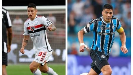 As estrelas mundiais dos Tricolores: James Rodríguez e Luis Suárez