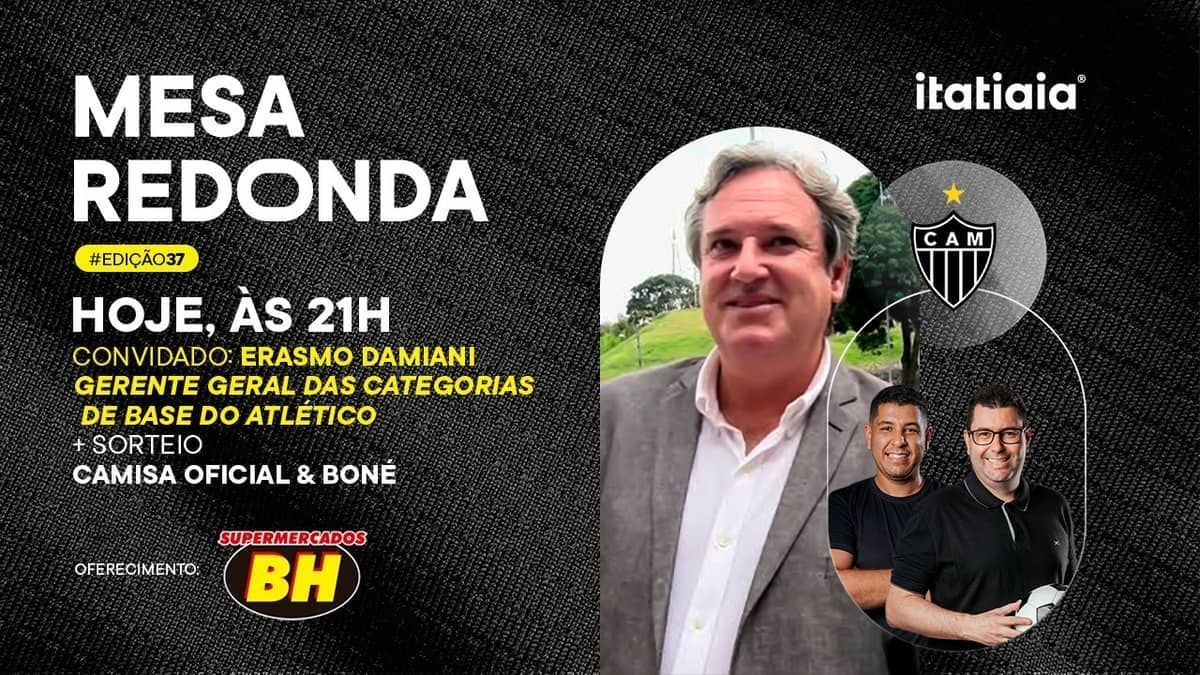 Mesa Redonda do Atlético: clique e acompanhe o programa ao vivo
