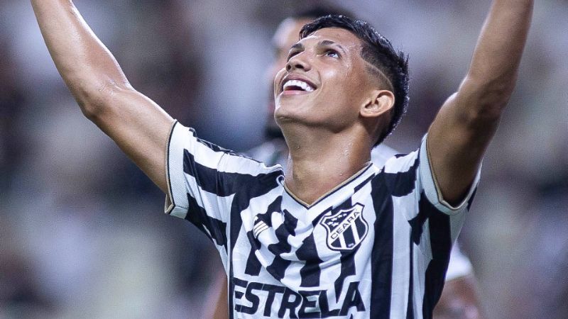 Atlético monitora jovem atacante destaque do Ceará, diz jornalista