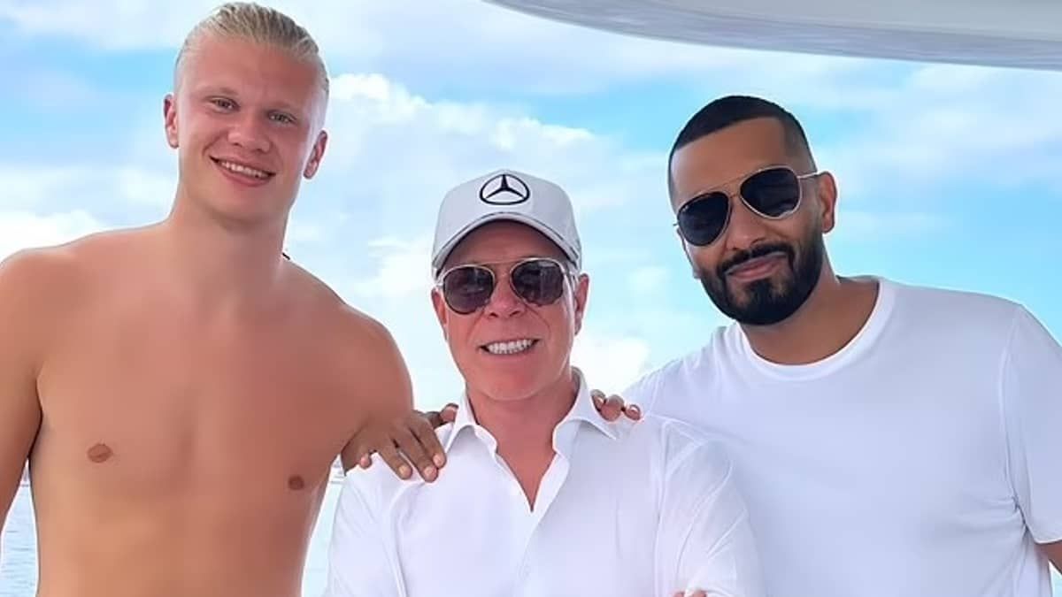Haaland, do City, curte férias em Iate com príncipe de Monaco e Tommy Hilfiger