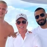 Haaland, do City, curte férias em Iate com príncipe de Monaco e Tommy Hilfiger