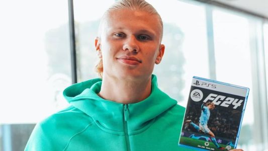 Erling Haaland, que estampa a capa do game, é o jogador com maior nota, ao lado de Mbappé, Putellas e De Bruyne