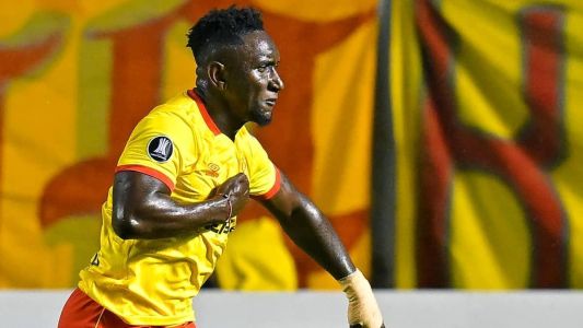 Eryc Castillo marcou o gol de empate do Aucas em Quito