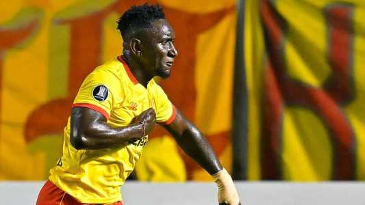Eryc Castillo marcou o gol de empate do Aucas em Quito