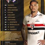 São Paulo x Nacional-URU: veja as escalações para jogo da Libertadores