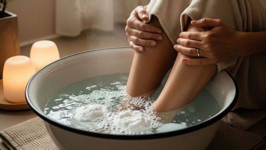 Escalda pé ajuda muito no seu bem-estar