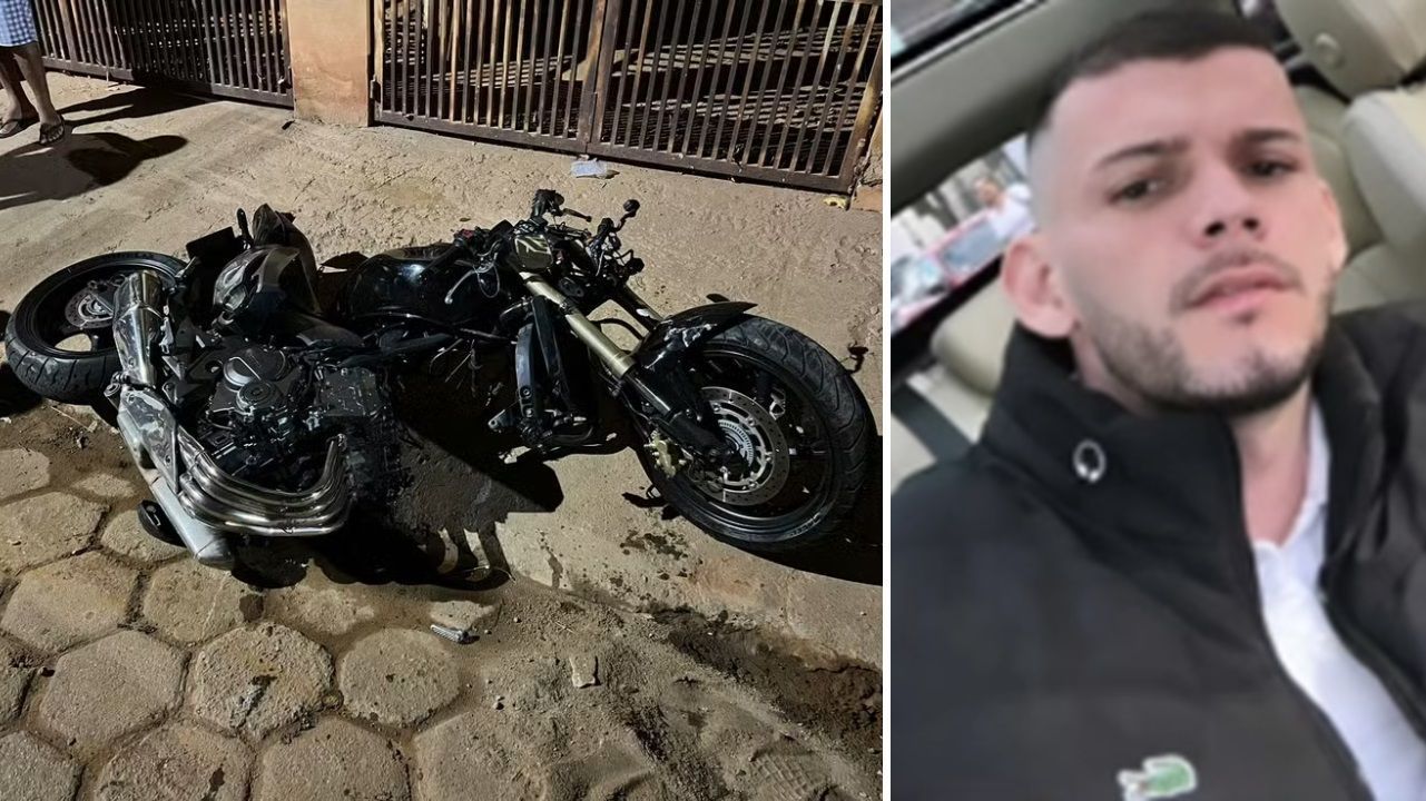 Motociclista morre ao bater em carro estacionado enquanto fazia manobras em MG