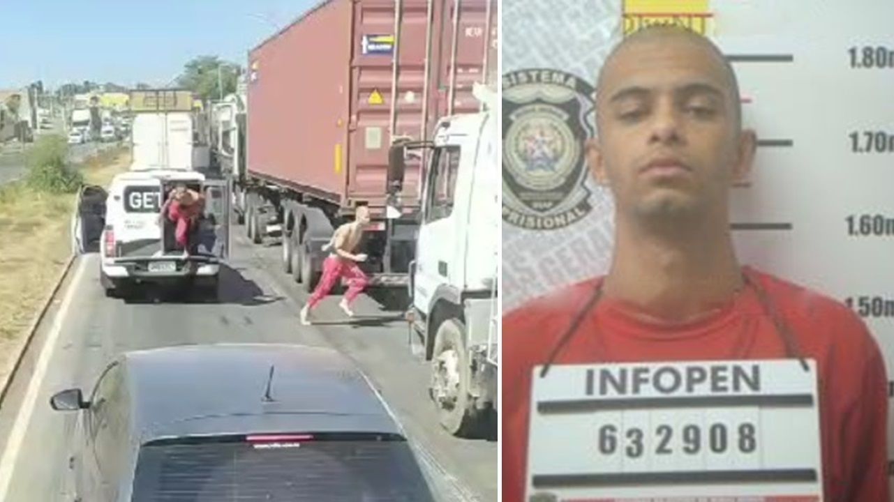 Detento que fugiu de viatura policial na Grande BH é recapturado pela polícia