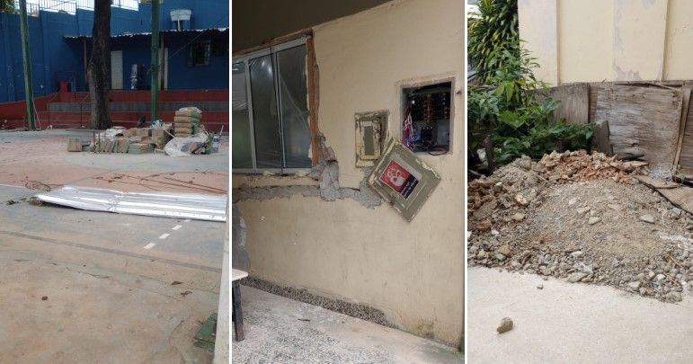 Vídeo: alunos voltam às aulas e são surpreendidos por escola em obras