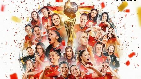 Espanha é a quinta seleção a vencer a Copa do Mundo Feminina