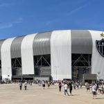 A esplanada da Arena MRV ocupada pela torcida do Atlético