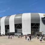 A esplanada da Arena MRV ocupada pela torcida do Atlético