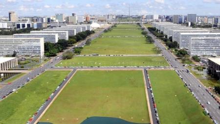 Esplanada dos Ministérios foi fechada pela Polícia Militar do DF
