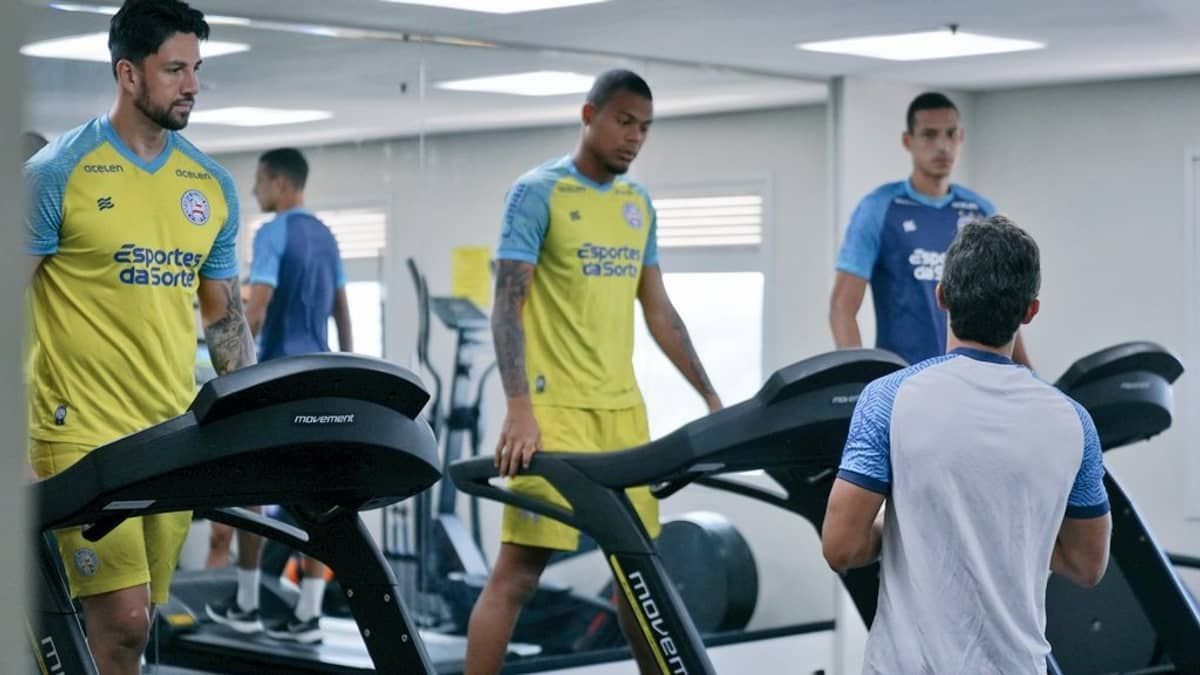 Brasileirão: Bahia treina no hotel em São Paulo de olho no Goiás