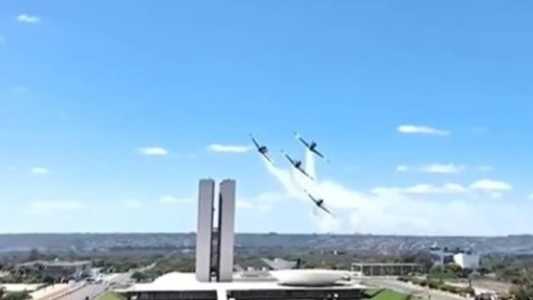 Esquadrilha da Fumaça em Brasília