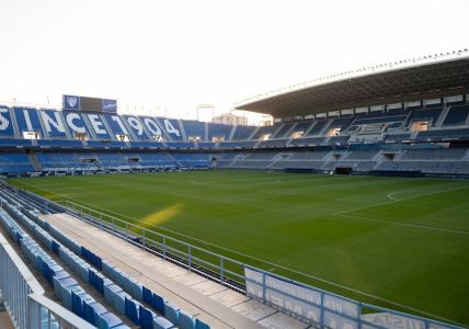 Estádio La Rosaleda, em Málaga, na Espanha