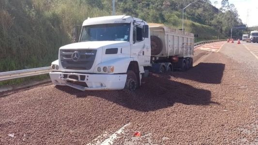 Esta é a quinta vez que a área de escape do Anel Rodoviário é utilizado por caminhoneiros