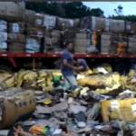 Homem é preso transportando mais de 12 toneladas de maconha em carreta