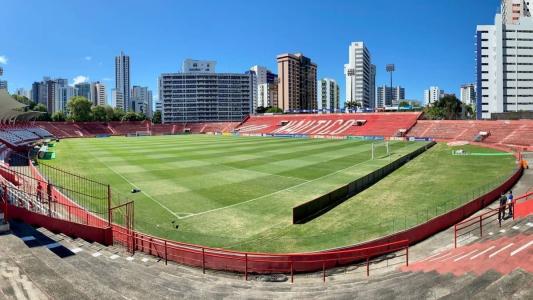 Estádio dos Aflitos, em Recife, receberá a partida entre Náutico e Cruzeiro