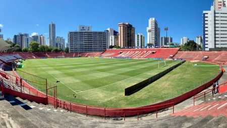 Estádio dos Aflitos, em Recife, receberá a partida entre Náutico e Cruzeiro