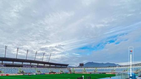 Estádio El Teniente, onde Palestino e Fortaleza vão se enfrentar nesta terça, pela Copa Sul-Americana