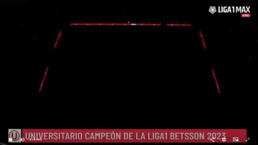 Estádio foi totalmente apagado