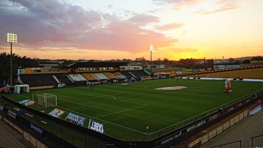 Estádio Jorge de Biasi, palco de Novoizontino e Ceará na noite desta segunda-feira