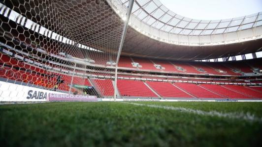 Estádio Mané Garrincha é o palco de Flamengo x Santos, nesta quarta-feira (1)