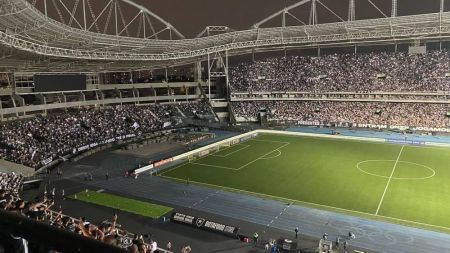 Estádio Nilton Santos teve queda de energia elétrica durante Botafogo x Athletico-PR