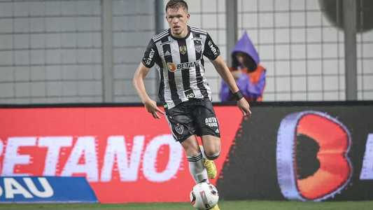 Estreante, Bruno Fuchs foi titular na vitória do Atlético contra a Caldense