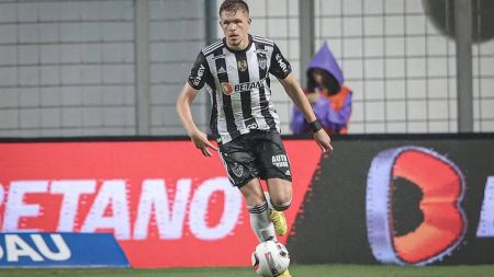 Estreante, Bruno Fuchs foi titular na vitória do Atlético contra a Caldense