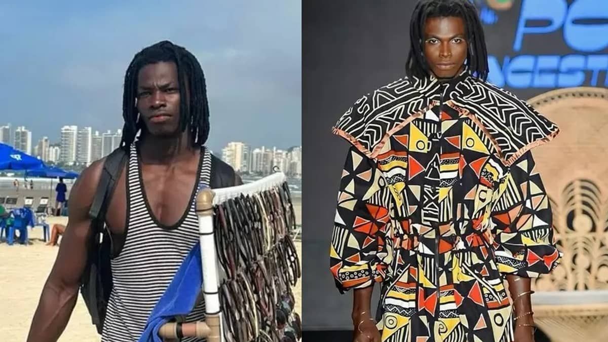 Jovem que vendia óculos de sol na praia estreia no São Paulo Fashion Week: 'tudo tem acontecido tão rápido'