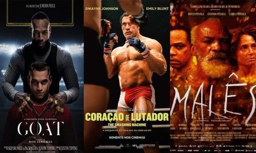 'GOAT', 'Coração de Lutador' e 'Malês' estão entre as estreias desta quinta (2) em Juiz de Fora