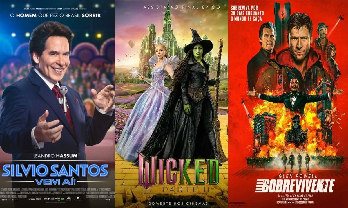 'Wicked: Parte 2' e 'Silvio Santos vem aí!' estreiam nos cinemas de Juiz de Fora