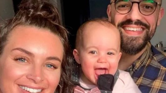 Rachael Leader, a filha e o ex-companheiro