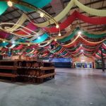 Estrutura da Oktoberfest Blumenau é desmontada por risco de enchente