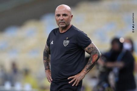 Jorge Sampaoli no comando do Atlético em 2020
