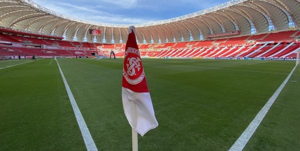 Bandeira do Inter, no Beira-Rio, em Porto Alegre