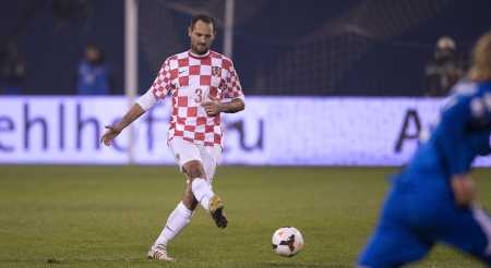 Josip Šimunić em ação pela Seleção da Croácia
