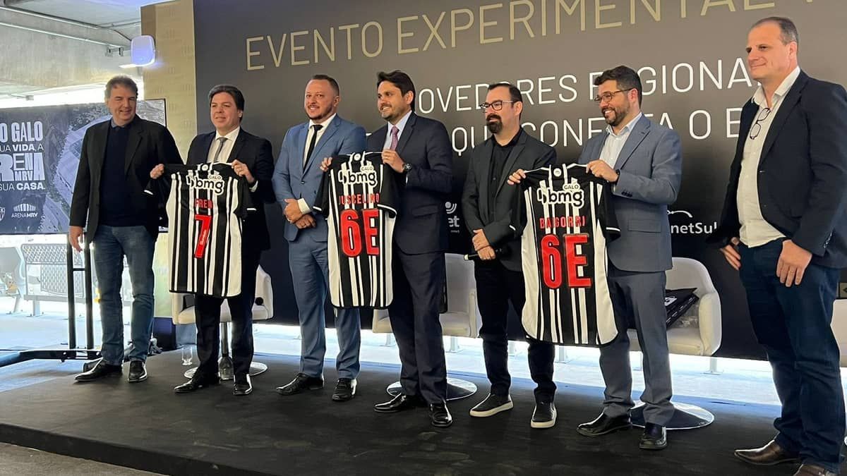 Arena MRV apresenta modelo pioneiro de Wi-Fi em evento com presença de ministro