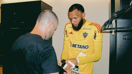 Everson chegou ao Atlético em 2020, quando estava em litígio com o Santos