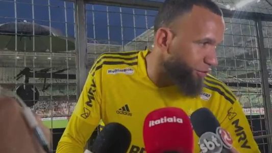 Everson comentou sobre o pênalti defendido após a vitória do Galo